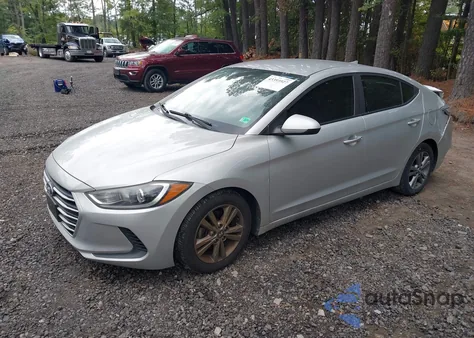 2018 Hyundai Elantra Sel из США, поврежденный, VIN 5NPD84LF6JH243138